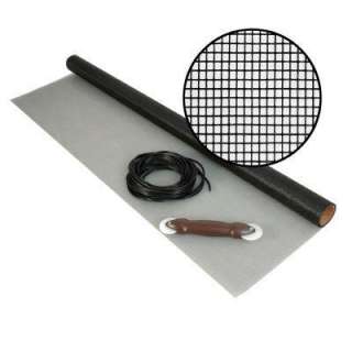   36 in. x 84 in. CharcoalFiberglass Screen Kit with Spline and Roller