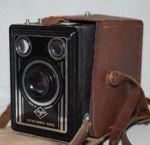 Kamera BOX Fotoapparat AGFA SYNCRO BOX , um 1949  
