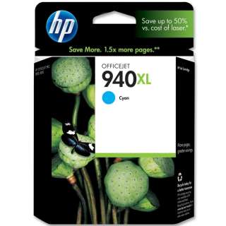HP GENUINE 940XL Cyan Ink (RETAIL BOX) (C4907AN) 940 XL 8500 8500A 