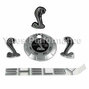 07,08,09 Shelby GT500 GT 500 5 piece Snake Emblems Set  