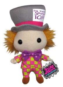   Plushies ~ Alice in Wonderland ~ 7 Stuffed  Mad Hatter  # 1078