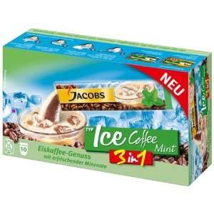 JACOBS Ice Coffee Mint 3in1, 10x 12g  Lebensmittel 