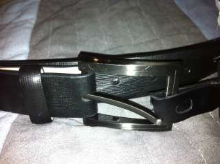 NEW WITH TAG BLACK TUMI REAL LEATHER MEN BELT 36 / 90 $185  