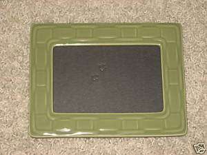 Longaberger Pottery Rare Picture Frame Sage Green  