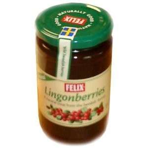 Felix Lingonberries Jam, 10oz, The New Superfruit Free Fast Shipping