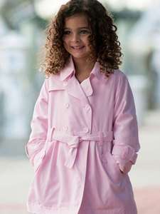 Dani by Sarah Louise Pink Trench Coat Sizes 2 8 $86  
