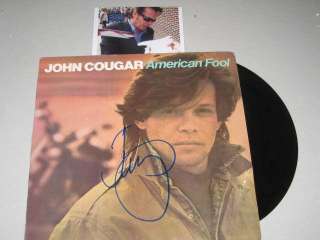 John Mellencamp American Fool Signed Record Album PROOF  