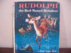 RUDOLPH THE RED NOSED REINDEER LITTLE GOLDEN BOOK 1958  