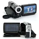 Solar Camcorder with Dual Charging Panels (720P HD)  