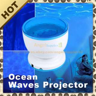 Ocean Daren Wave Projector Speaker Night Lamp Pot LED  