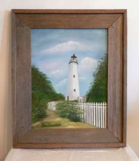 Painting Of Ocracoke, N.C. Lighthouse By N.C. Artist  