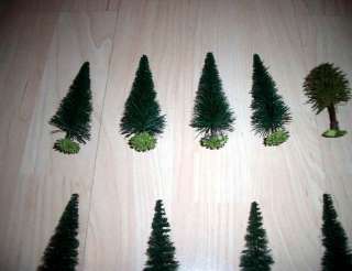 25 verschiedene Bäume Tannen Wald Modelleisenbahn H0  