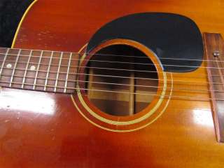   Vintage Gibson Dreadnought Acoustic Guitar, Serial Number 821058