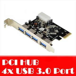 USB 3.0 PCI e PCI Express Card PCIe 4 Port 2 PCI e  