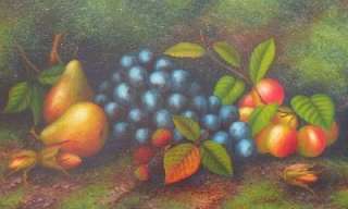 Carl Friedrich Heinrich Werner (1808   1894) Fruits Still Life Oil 