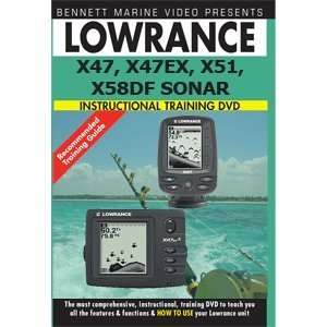  Bennett Training DVD For Lowrance X47,X47EX,X51,X58DF 