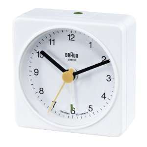 Braun Travel Alarm Clock AB1A White 