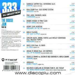 DJ SELECTION 333 the house jam 86   CD unmixed per DJ originale NUOVO 