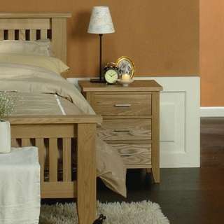 LINCOLN oak ash Drawer bedside table Cabinet FURNITURE  