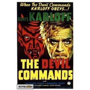  1940 The Devils Command 27 x 40 inches Style A Movie 
