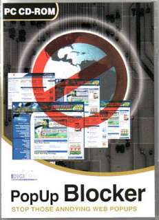 Internet & Web POPUP BLOCKER   Windows XP PC (NEW)  