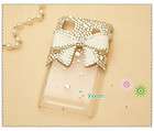 3D Diamond Bling crystal bow phone case cover for Samsung Galaxy S 