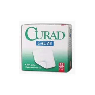  Curad Gauze Pads Sterile 3 Inches X 3 Inches     25 