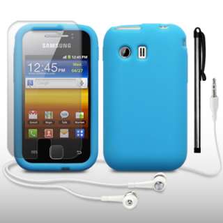   / BACK COVER FOR SAMSUNG GALAXY Y S5360 (4 IN 1 PACK)   BLUE  