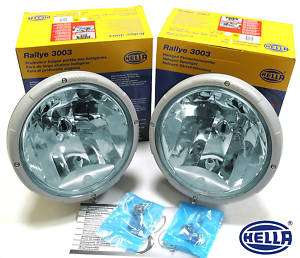 HELLA RALLYE 3003 BLUE CLEAR HALOGEN SPOTLIGHT LAMPS  
