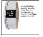 bracelet cuir DIESEL DZ 7054 blanc livré avec 2 anses + pile de 