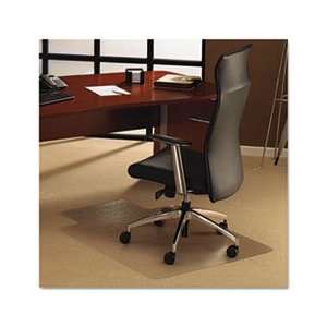  Polycarbonate Chair Mat, 48 x 53, with Lip, Clear