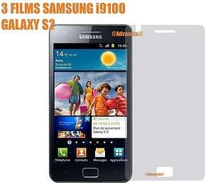   3 Film Protection Ecran Samsung galaxy S2 i9100