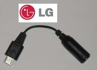 Original Audio Adapter For LG Cookie Plus GS500 GD510  