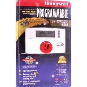  Honeywell 5 1 1 Day Programmable Thermostat 3595 