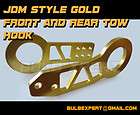 UNIVERSAL FORD FOCUS MUSTANG JDM GOLD ALUMINUM FRON + R