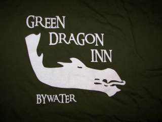 NEW Green Dragon Inn T Shirt Lord Of The Rings Frodo  