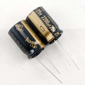 4x,Nichicon Gold 25V 2200UF FW(M) Audio Capacitors 85c,16x26mm,3619 