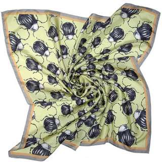 beetle bum square or long silk scarf by craig fellows 