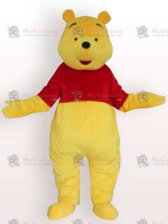 Soft Winnie Pooh Bear Short Plush Adult Mascot Costume
