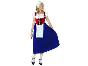    Swiss Miss Maiden Girl Dress Costume Adult Medium