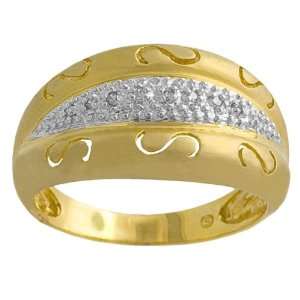   10 Cttw Diamond & 14 Karat Yellow Gold Dream Ring Size 7 Jewelry