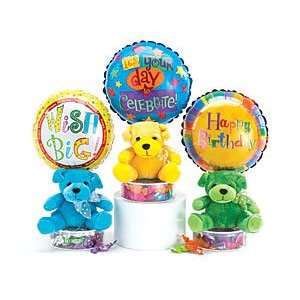  Happy Birthday Gift (Green Puppy Dog) ~ Plush Puppy with 