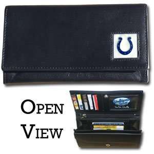  Indianapolis Colts Genuine Leather Womens Female Clutch 
