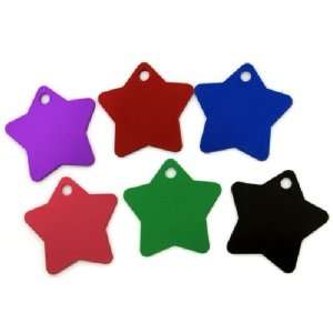    Engraved Pet Id Tags Dog Cat Collar Name Id Star