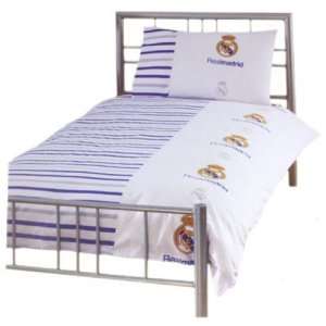 Real Madrid Fc Football Rotary Official Single Bed Duvet Quilt Cover 