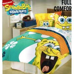 Nickelodeon Spongebob Squarepants Full Comforter   Classic Fresh 