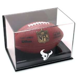  Houston Texans Wall Mounted Football Logo Display Case 