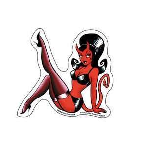  Evilkid   Sexy Devil Girl   Sticker / Decal Automotive