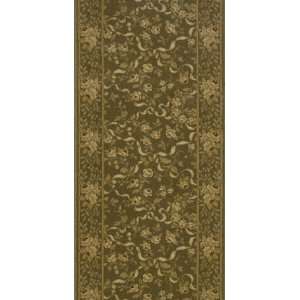   Rug Amarillo Runner, Olive, 2 Foot 2 Inch by 12 Foot