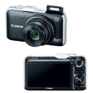    Canon Cameras PShot SX230HS 12.1MP HD Black 